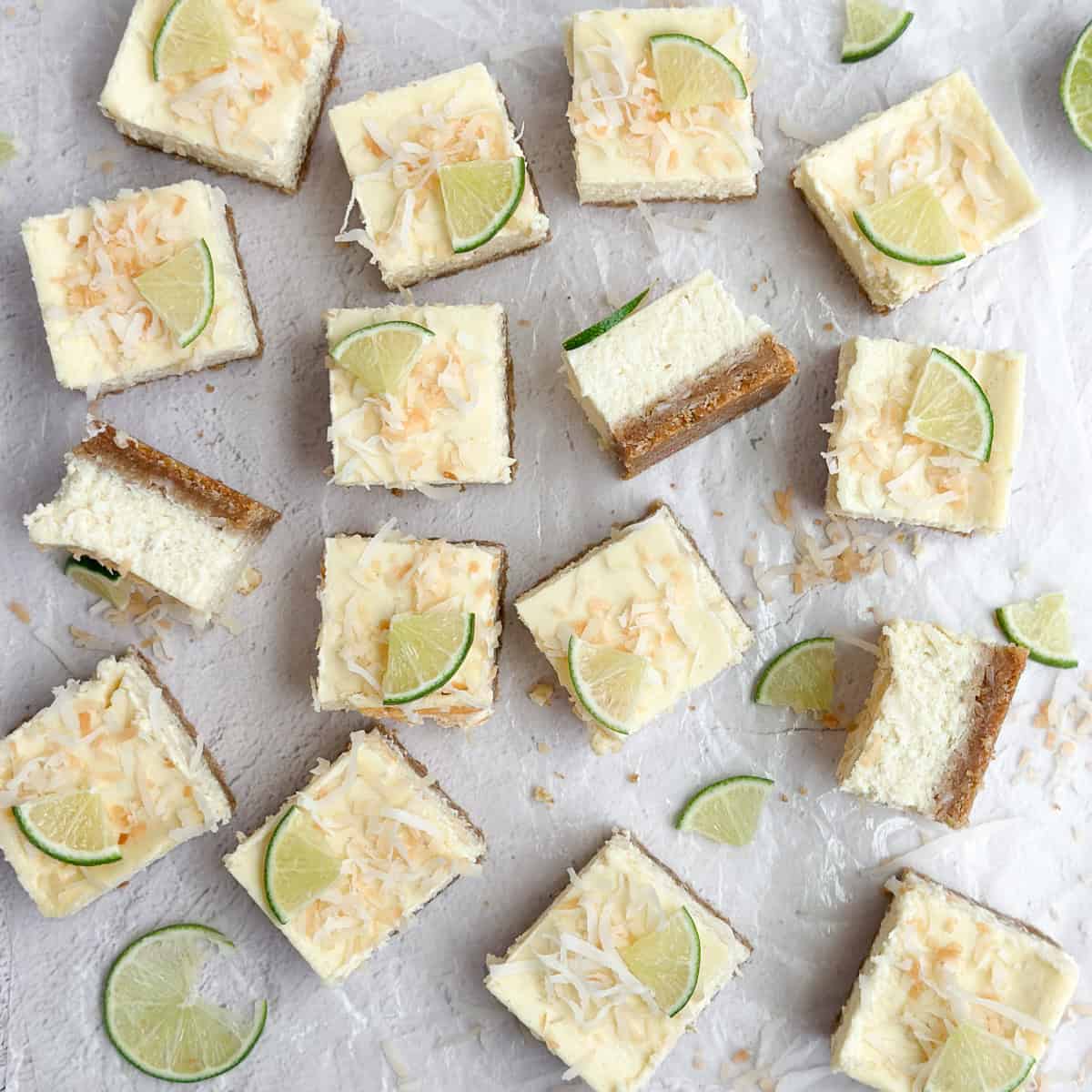 Escape to Paradise: Easy Coconut Lime Cheesecake Bars Recipe